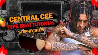 HOW TO MAKE A FIRE CENTRAL CEE TYPE BEAT IN FL STUDIO 2023 