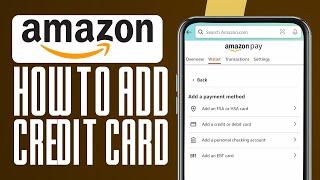 How To Add Credit Card In Amazon App (2024) Simple Tutorial