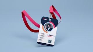 Employee Id Card Design in Adobe Photoshop