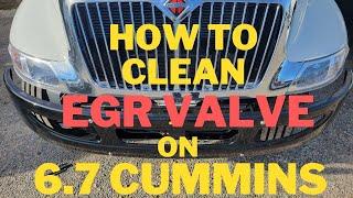 How To Clean A EGR Valve On 6.7 Cummins