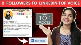 How I Became a LinkedIn Top Voice 2024 | 5 Tips to Become a LinkedIn Top Voice.