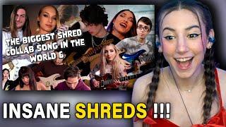 The Biggest Shred Collab Song In The World 6 !!! | First Time Reaction