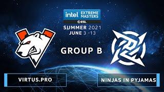 CS:GO - Virtus.pro vs. Ninjas in Pyjamas [Vertigo] Map 1 - IEM Summer 2021 - Group B