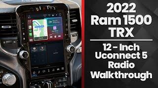 Uconnect 5 12" Walkthrough - 2022 Ram 1500 TRX - Infotainment.com