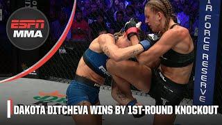 Dakota Ditcheva KNOCKS OUT Jena Bishop to advance to PFL World Championship | ESPN MMA