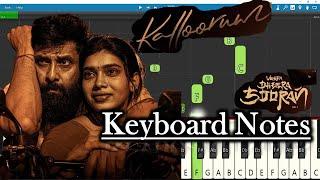 Kalloorum Song Keyboard Notes | GV Prakash Kumar | Chiyaan Vikram | Veera Dheera Sooran