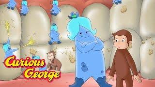 George Learns to Brush His Teeth 🪥 Curious George  Kids Cartoon  Kids Movies