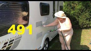 ADELESEXYUK WASHING THE CARAVAN DAY TWO PART TWO