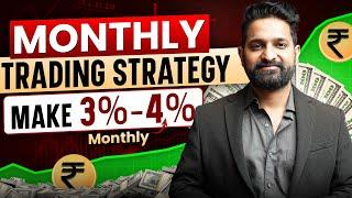 Monthly Calendar Spread Strategy: हर महीने 3-4% Profit Guaranteed Formula! | Theta Gainers