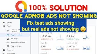 Admob Ads Not Showing Solution || Admob Ads Limit problem Fix || Admob New Update Beta 2021