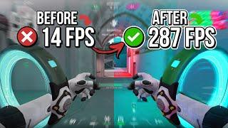 VALORANT: HOW TO BOOST FPS AND FIX FPS DROPS / STUTTER| Low-End PC ️