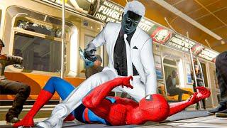 Marvel's Spider-Man Remastered - Spider-Man Vs Mr. Negative Train Fight