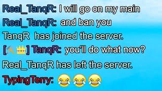 He Threatened To BAN Me, So I Joined On My Main.. (Roblox Arsenal)