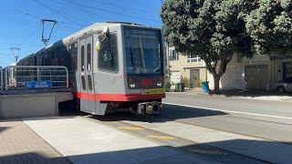 SF Muni Metro 2-Car Breda LRV3 1547 & 1526 Eastbound L-Taraval Full Ride to Embarcadero Station