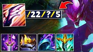 THE CRAZIEST KHA'ZIX GAME YOU'LL EVER WITNESS (22 KILLS, 1V5 CARRY)
