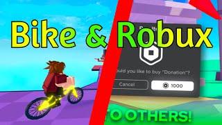 Giving Robux & Playing Bike Obby (With Viewers)