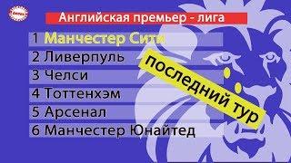 Чемпионство Манчестера Сити и другие приколы 38 тура. Чемпионат Англии. АПЛ. Финальная Таблица.