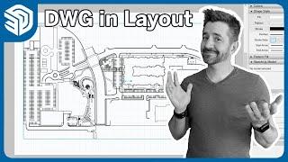 Referenced DWG Files in LayOut?