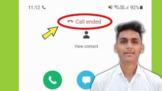 Samsung Phone || Call ended Problem || Call Automatic Cut Fix A32