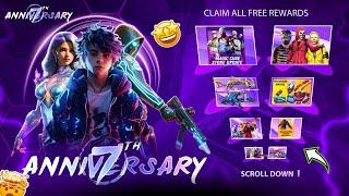 7th Anniversary Free Fire Rewards| Free Fire India Return | Free Fire New Event | Ff New Event