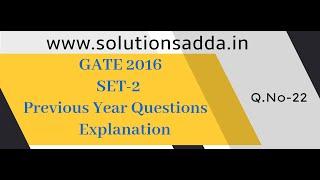 Algo | Matrix Chain | CS GATE PYQs | GATE 2016 Set-2 Solutions | Solutions Adda | Q22 | GATE 2022