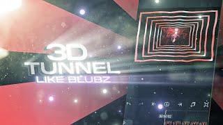 "FREE OVERLAY" 3D TUNNEL LIKE @Blubzz IN ALIGHT MOTION