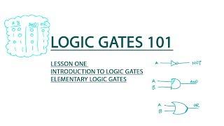 Logic Gates Lesson#1 | Elementary Logic Gates with Pulse Waveforms and Truth Tables