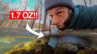 I Tested the Smallest Water Filter: LifeStraw Peak SOLO Review