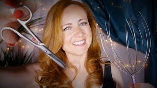 Super Long Relaxing ASMR Haircut ︎ Head Massage, Hair Brushing, 11 Triggers