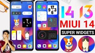 FINALLY  Miui 14 New Super Widgets On Any Xiaomi Devices | No Root | Redmi note 8/9/10/11/12