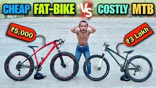 ₹5,000 FAT-BIKE vs. ₹3 Lakh MTB | Which One Survives?