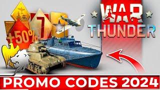 Code for WAR THUNDER  Free golden Eagles, Premium, Vehicles for new players 2024