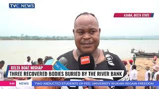 Junior Pope: Three Recovered Bodies Of Delta Boat Mishap Buried By River Bank