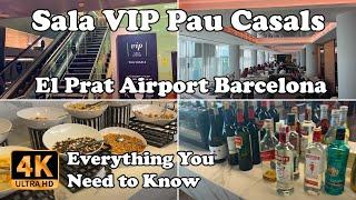 Sala VIP Pau Casals Barcelona El Prat Airport Lounge Everything You Need to Know in 4K