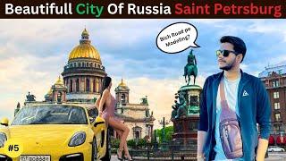 Exploring Russia's Beautiful City | Saint Petersburg  | Train Journey from Moscow | Ep 5 #russia