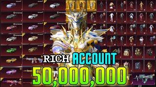 $50,000,000 UC  | One of the Richest PUBG MOBILE accounts in the World