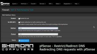 Redirecting/Restricting DNS with pfSense