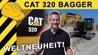 Bester Bagger ? Neue Caterpillar Bagger CAT 320 & 323 | Infos, Details & Hands on | Bauforum24