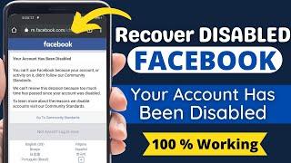 How To Recover Disabled Facebook Account 2022 | Your Account Has Been Disabled Problem Solution 2022