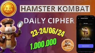 #HAMSTER KOMBAT ~ DAILY CIPHER : GAGNER 1.000.000 DE PIÈCES SANS PROTOCOLE