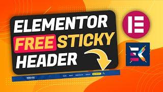  [FREE] Elementor Sticky Header on Scroll | Advanced Feature in Free Version - 2022