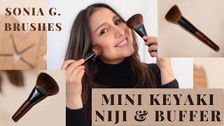 Sonia G. Mini Keyaki Buffer & Mini Keyaki Niji brush review  #soniagbrushes #minikeyakisoniag