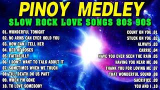 NONSTOP SLOW ROCK PINOY MEDLEY 2024  SOFT ROCK COLLECTION 2024  MGA LUMANG TUGTUGIN NOONG 90S