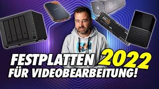 Externe Festplatten für die Videobearbeitung [Kaufberatung 2022]