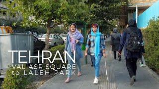 TEHRAN - Walking from Valiasr Square to Laleh Park - 2019