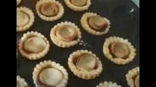 mini tartelettes pommes boudins blcs