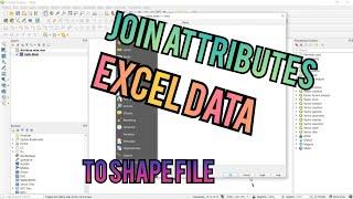 QGIS Tutorial || Join Attributes data or Excel data to Shape File using QGIS || Attributes Joining