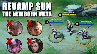 REVAMP SUN " THE NEW BORN META" IS HERE!! | SUPREME NO.1 SUN SESSHUMARU - MLBB