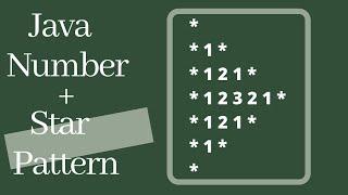 Number Pattern in java - using for as well as while loop