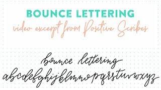 Bounce Lettering Tutorial